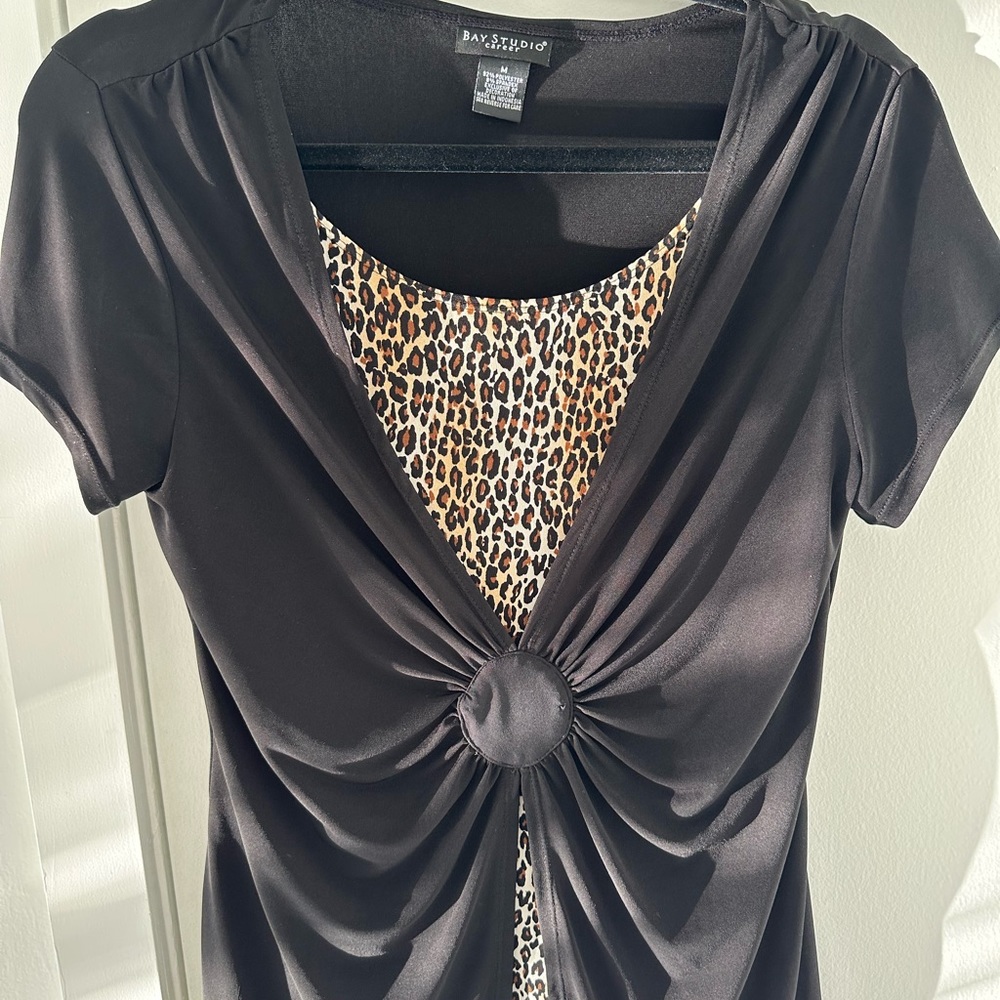 Bay studio M black and leopard